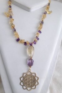Citrine-and-amethyst